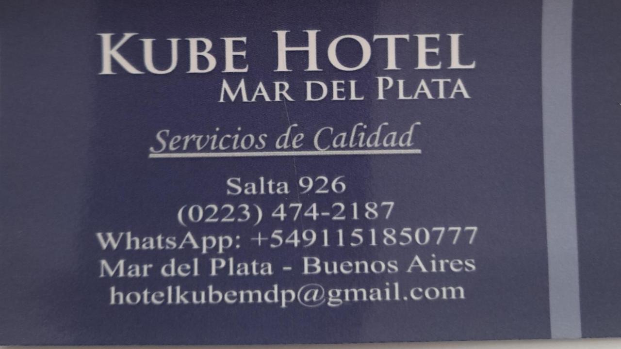Hotel Kube Mar del Plata Exteriér fotografie